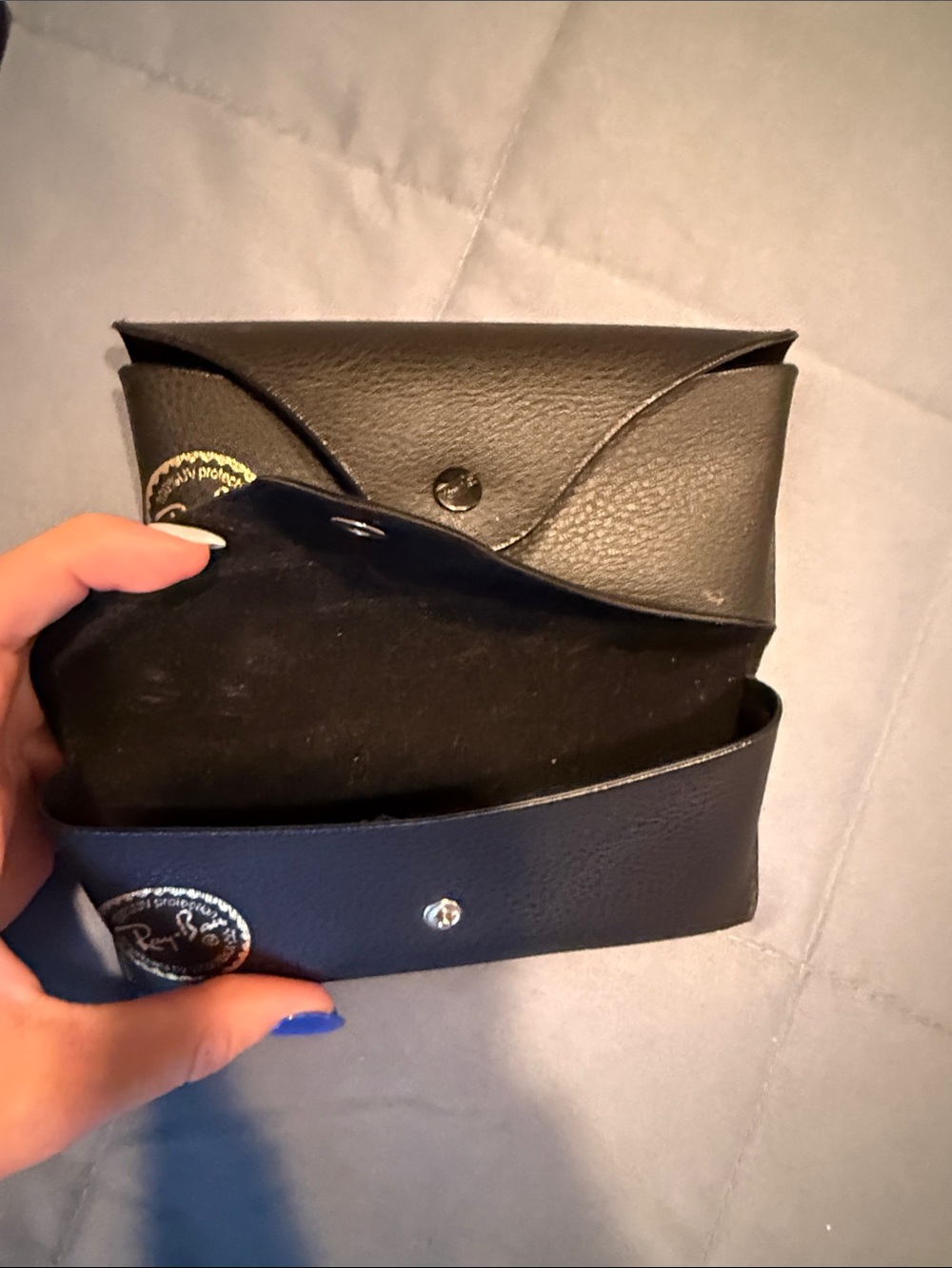 Ray-Ban Black Sunglass Cases Set of 2 - Picture 3 of 3